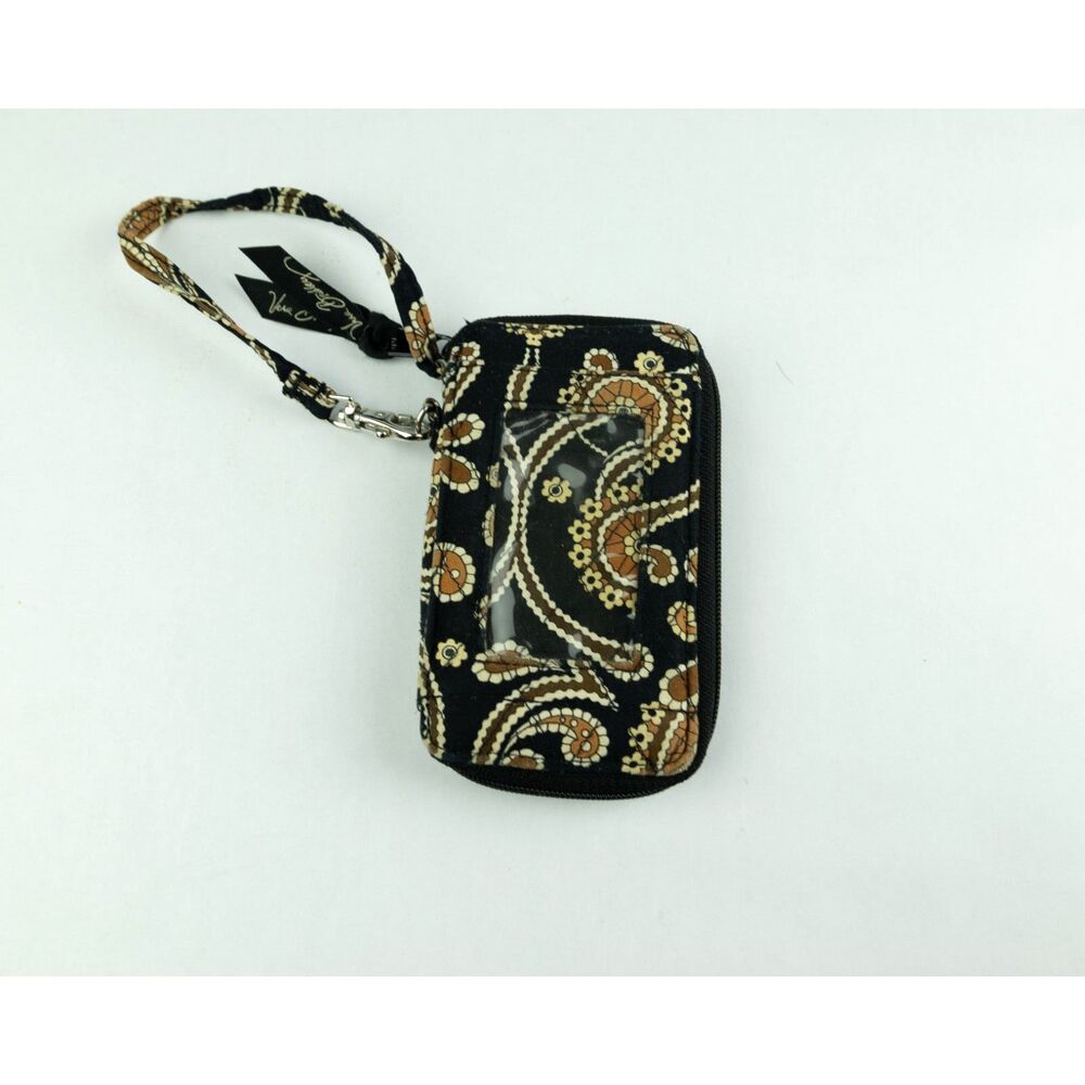 Vintage Vera Bradley "Caffe Latte" Brown Paisley Wallet - Retired 2008